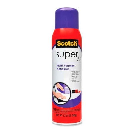 3M Multipurpose Adhesive Spray, Aerosol, 16.75 oz, Clear 77L